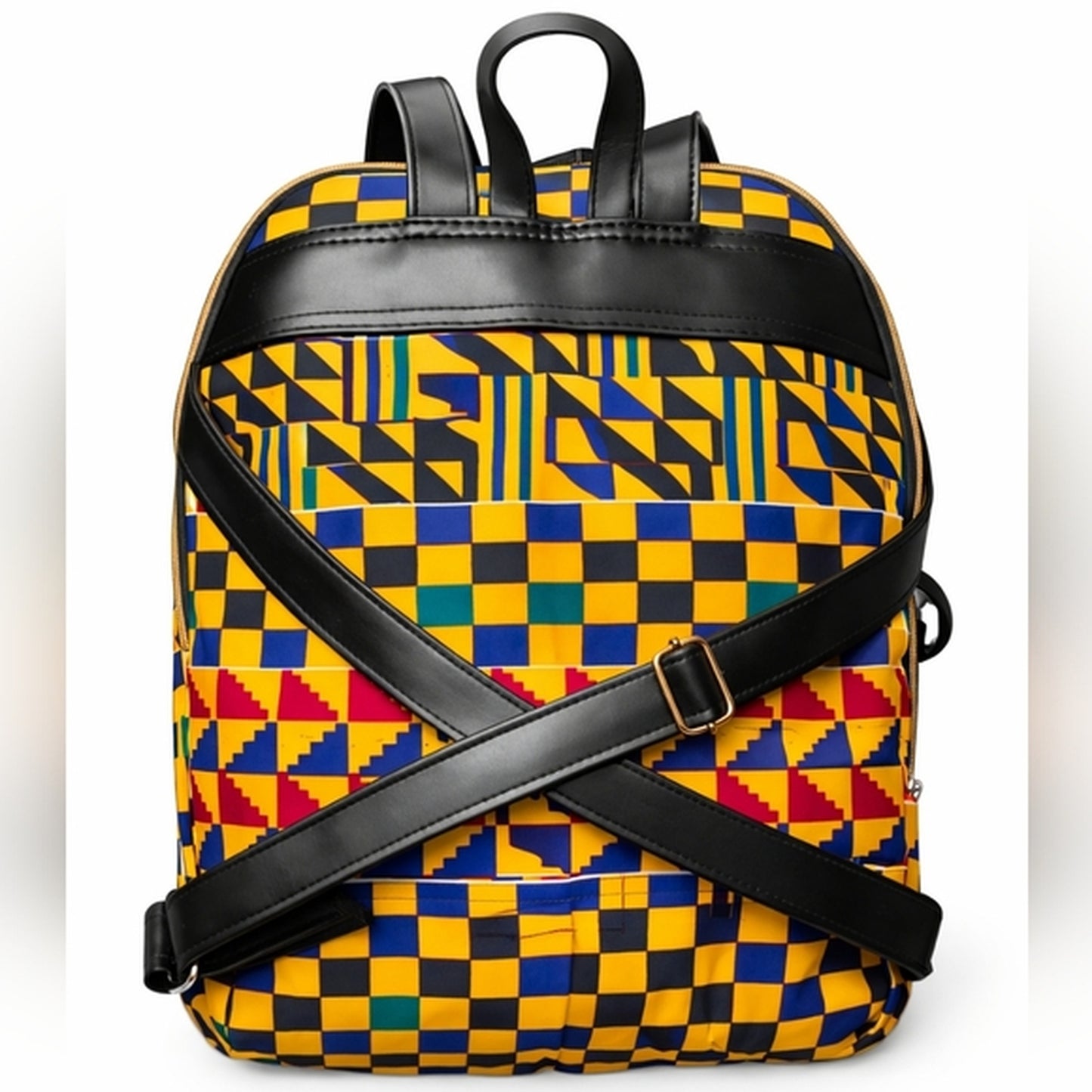 African Print Mini Backpack β 12β Everyday Bag