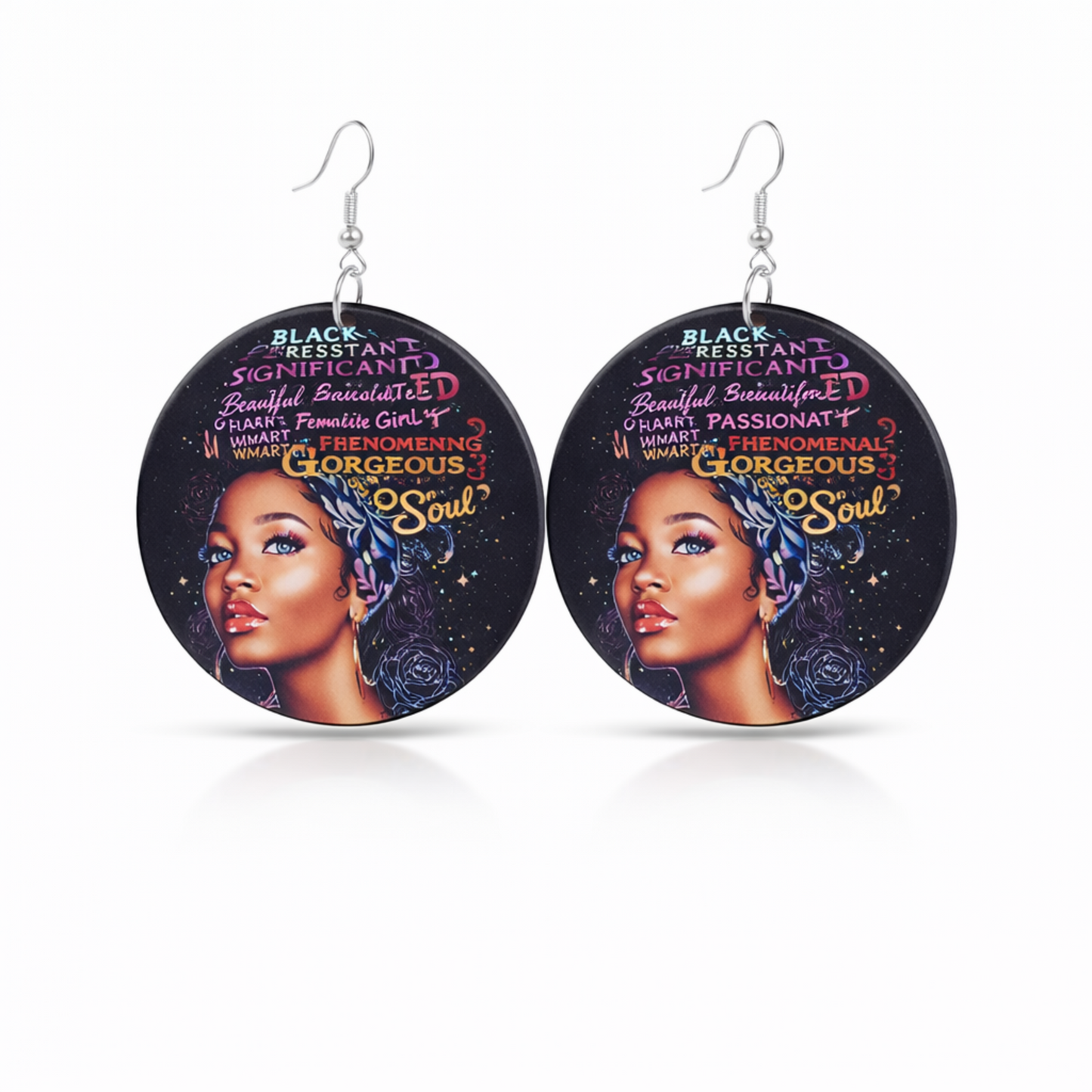 Black Queen Empowerment Earrings