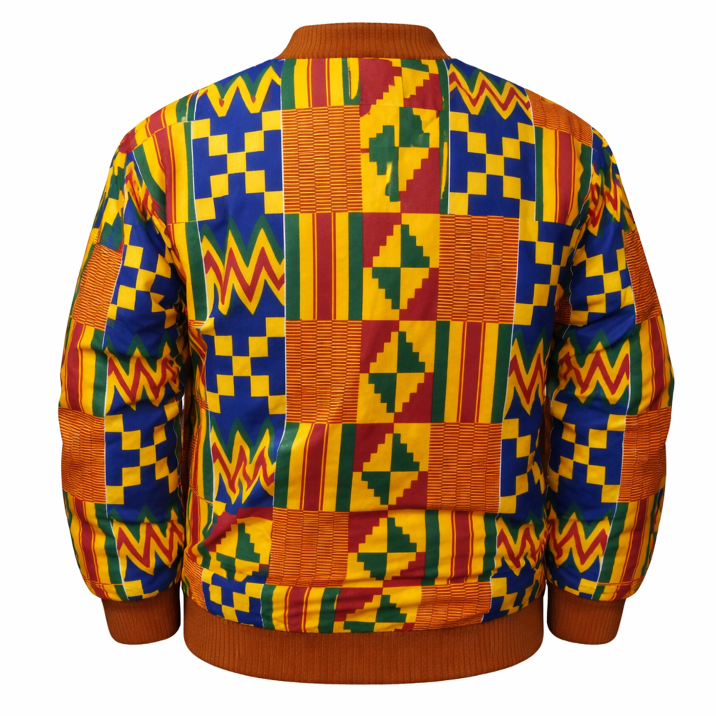 Unisex Ankara Bomber Jacket