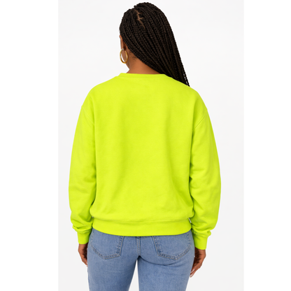 Sweat-shirt Néon Kente Gye Nyame – Unisexe