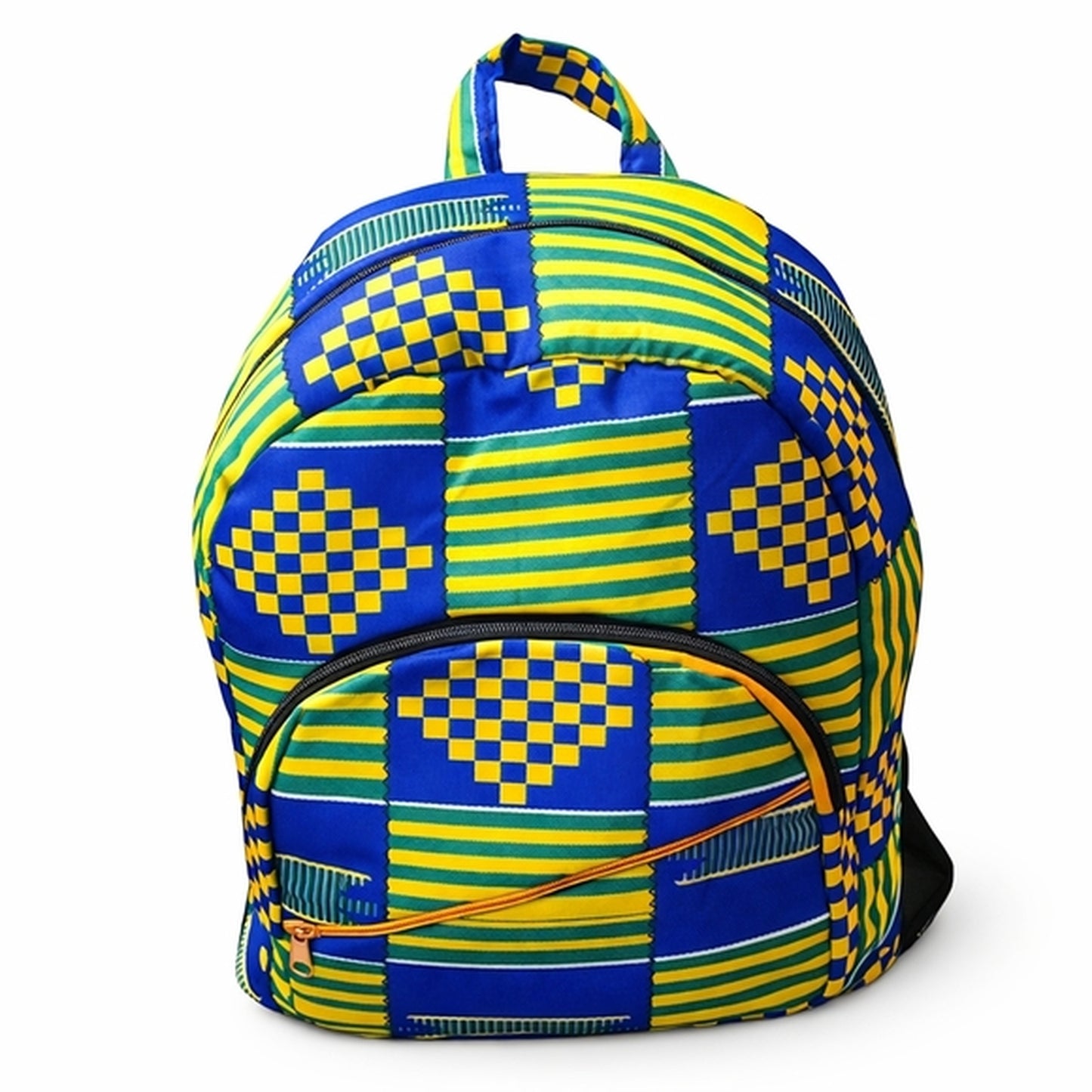 Ankara Print Classic Backpack – Everyday Travel Bag