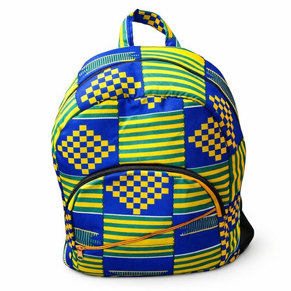 Ankara Print Classic Backpack – Everyday Travel Bag
