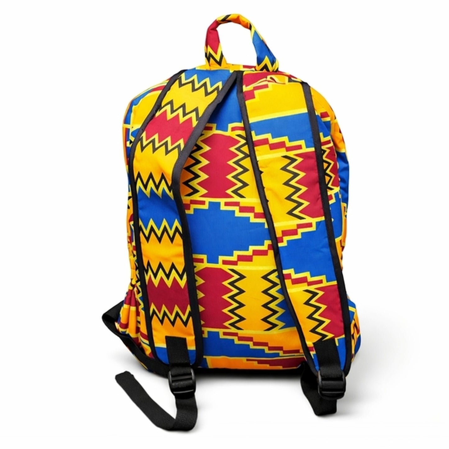 African Print Tall Backpack – Lightweight Daily Carry