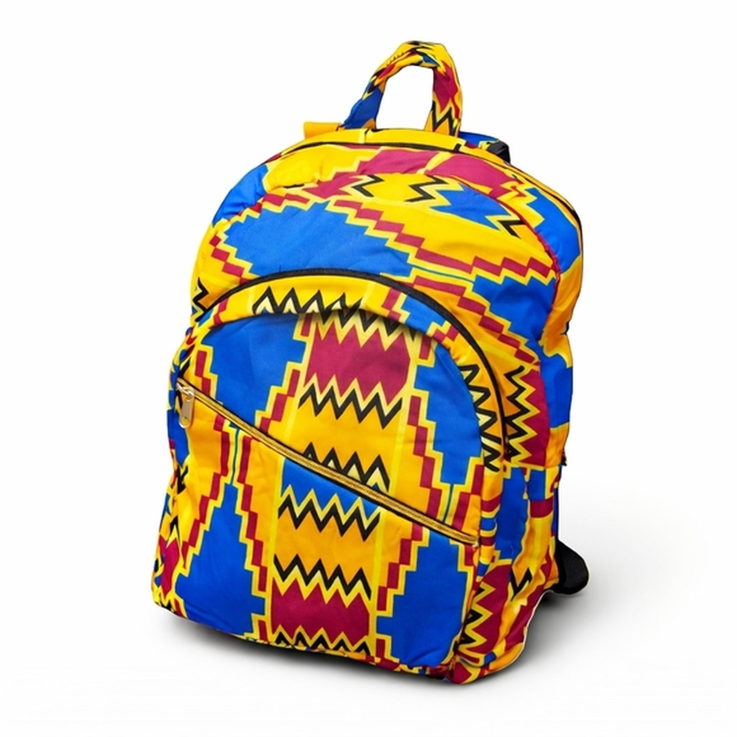 African Print Tall Backpack – Lightweight Daily Carry