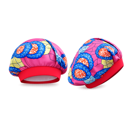 African Kids Satin Bonnet – Girls Sleep Hair Cap