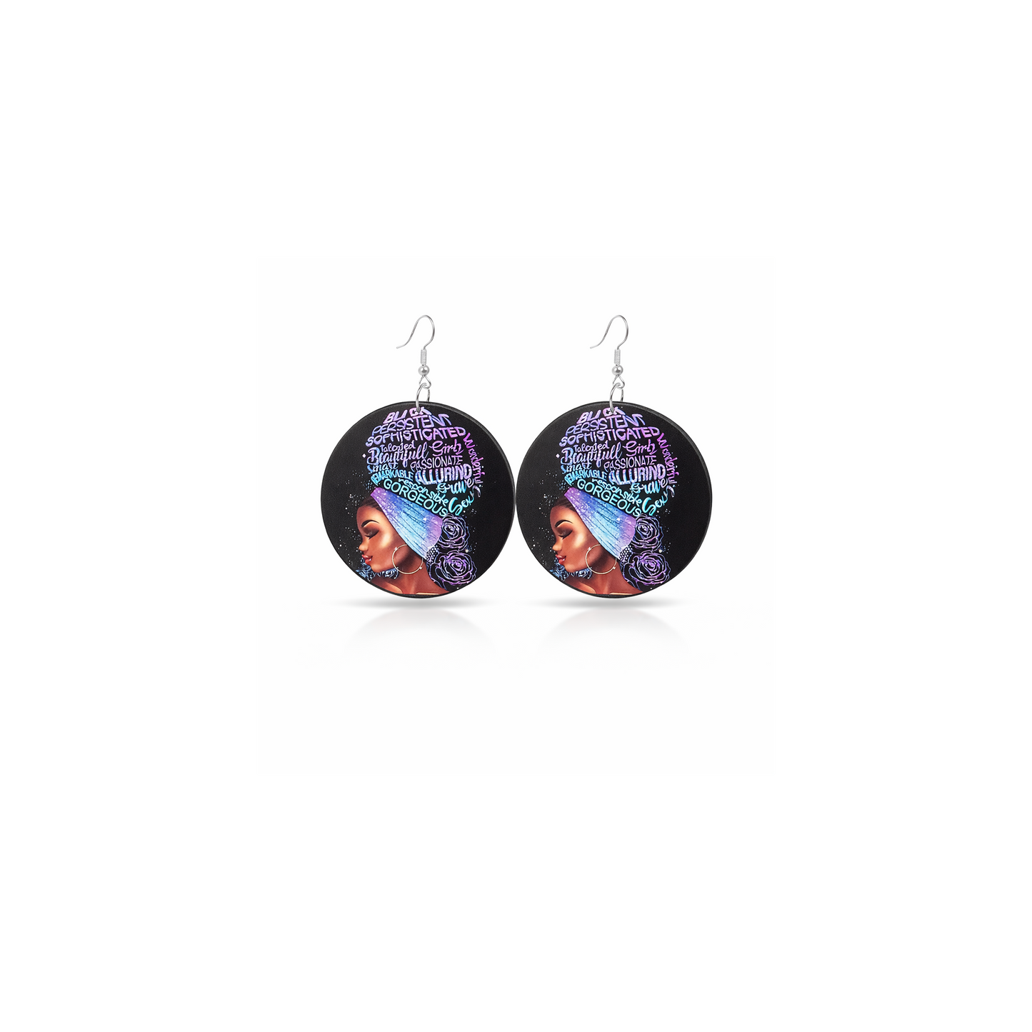 Black Queen Affirmation Earrings