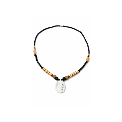 Royal Ancestry Pendant Necklace – 18 Inch Unisex African Statement Piece