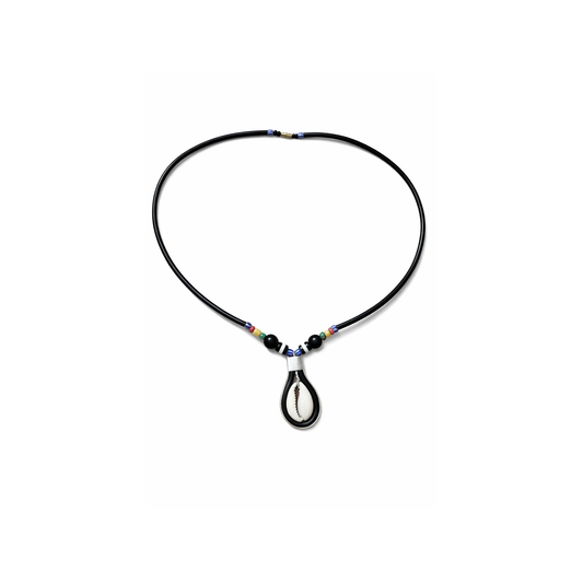 Cowrie Legacy Pendant Necklace – 18 Inch Unisex African Shell Statement Piece