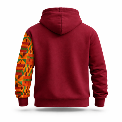 Heritage Kente Patchwork Hoodie – Unisex