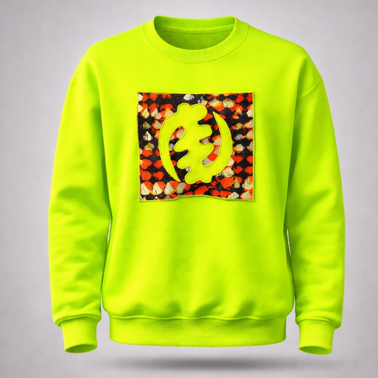 Neon Adinkra Gye Nyame Heritage Sweatshirt – Unisex