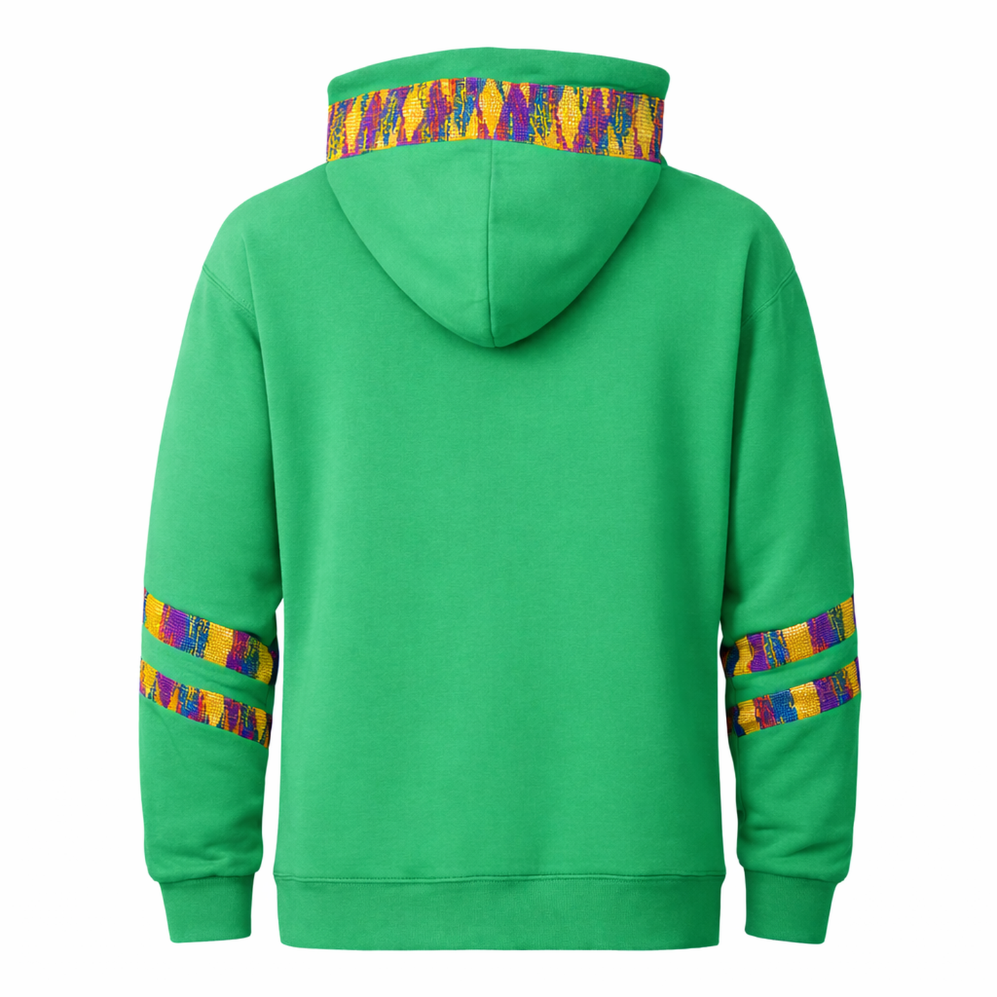 Emerald Kente Heritage Hoodie – Unisex