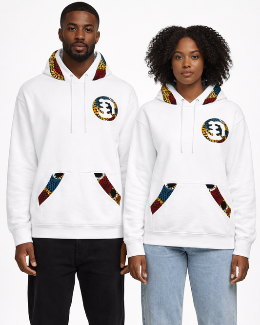 Heritage Adinkra Accent Hoodie – Unisex